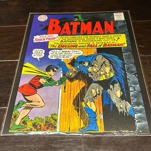 Batman #175 Nov. 1965 Vintage DC Comics 11x14 poster print. The Decline and Fall